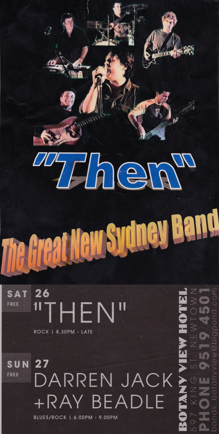 'Then' Australian Contemporary Rock Band