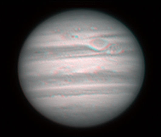 Jupiter monochrome 3D view 20012