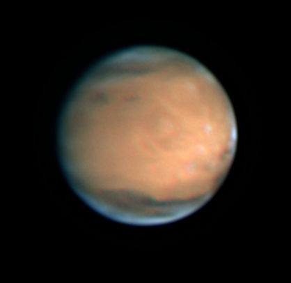 Mars colour 3D view