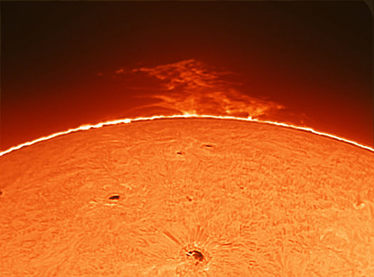 Solar Prominence 10th July 2014