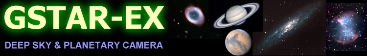 GSTAR-EX Deepsky Planetary Imaging in Real-Time